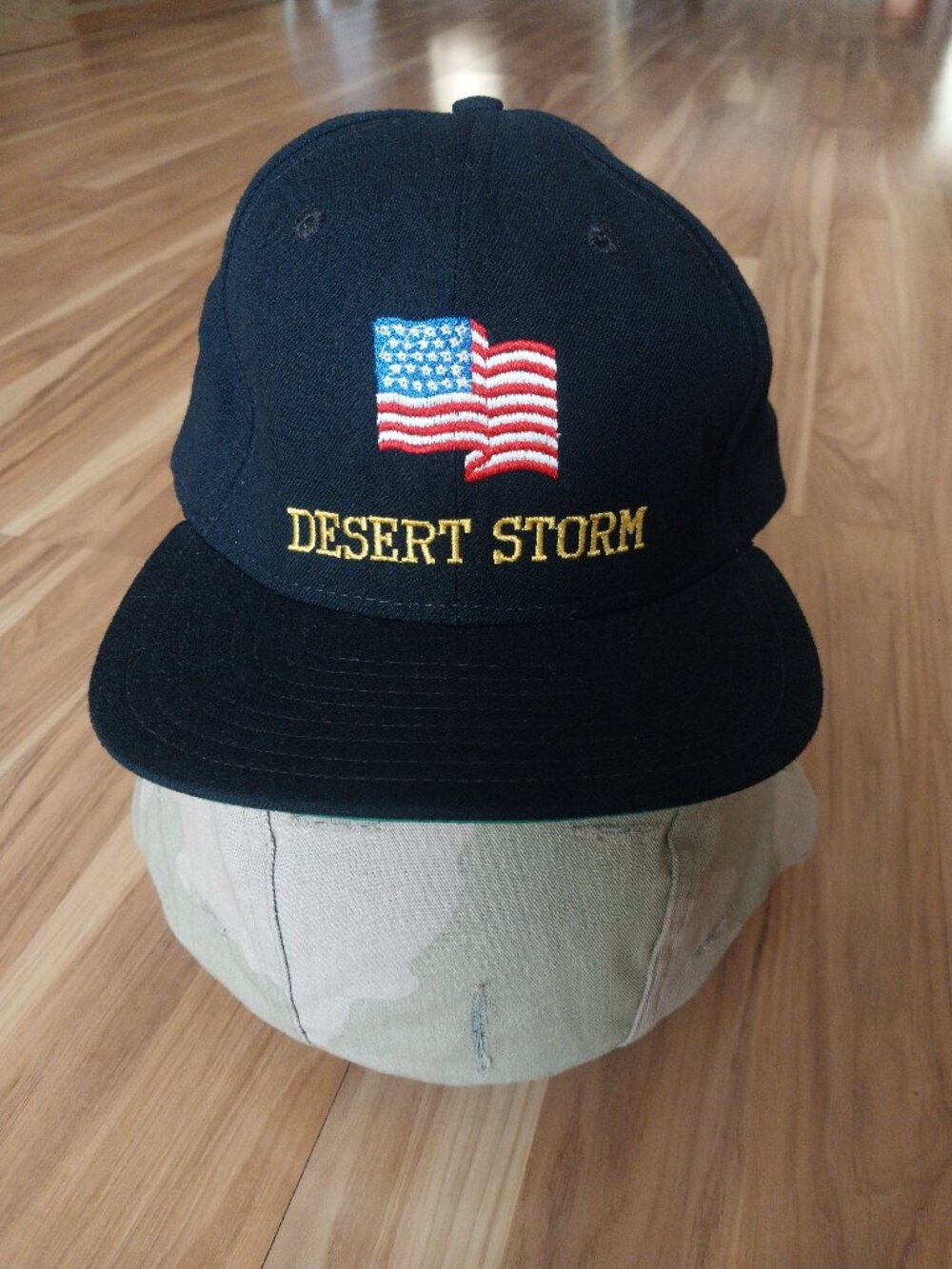 VTG New Era Pro Version Desert Storm Snapback Cap USA Made Size Medium - Large